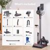 Maircle S3 Pro juhtmevaba tolmuimeja, 2-in-1 hoiustamis- ja laadimisdokiga, 70-minutilise tööajaga, 35 kPa imemisvõimsusega, rohelise LED-esitulega