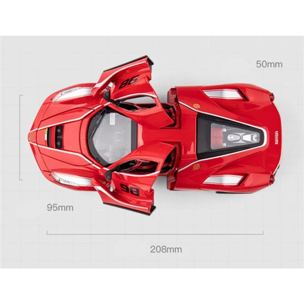 1/22 FXXK Laferrari Legierungs-Sportwagenmodell Diecasts & Spielzeug Metallfahrzeuge Automodell Simulation Sammlung Kindergeschenk