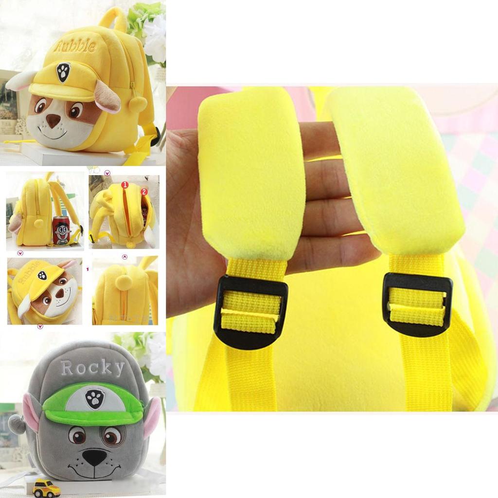 Paw Patrol Plush Backpack Soft Shoulder Bag For Kids Children Schoolbag Gift