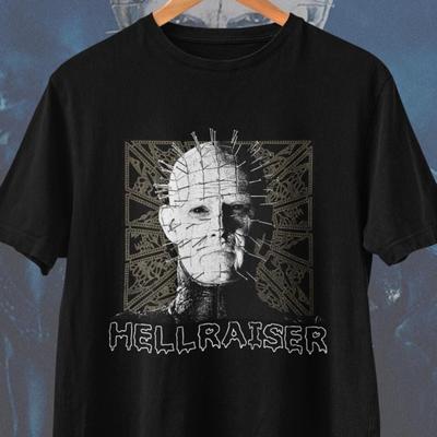 Hellraiser Film T-shirt | Pinhead Shirt, Vintage Horror Grafisch T-shirt, Geïnspireerd op de 80s Pin Head Film
