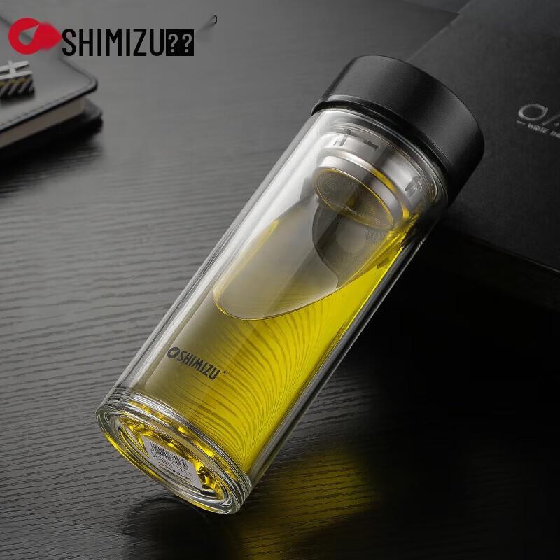 SHIMIZU 8021 320ML Double Wall Glass Cup