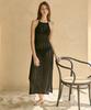 VIKINI VENDER Como See-Through Knit Long Dress Cover-Up - Black