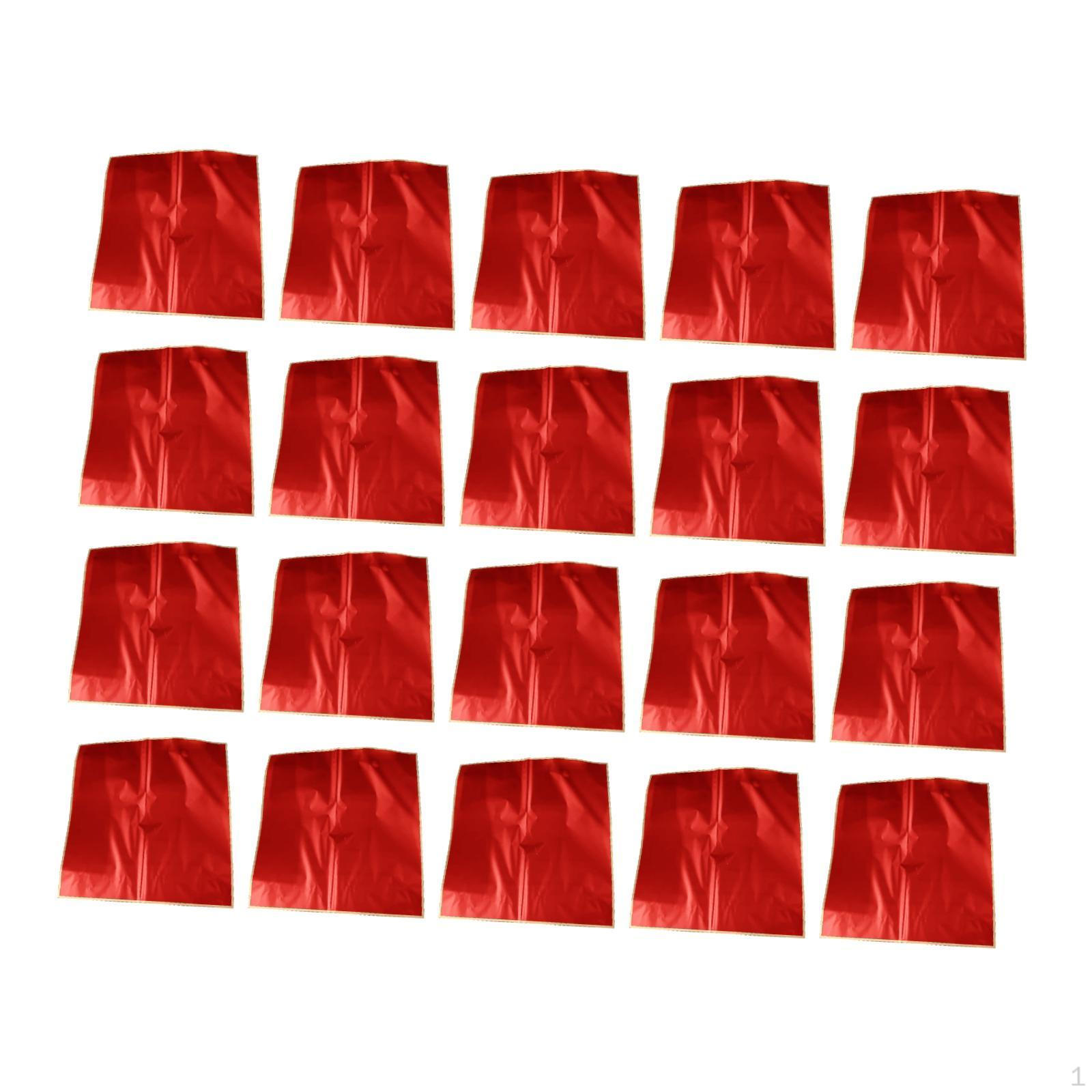 

20 штук Пакувальний папір для квітів, букет, упаковка, матеріали для декору, подарункова упаковка для рукоділля своїми руками для червоний