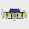 Security Lights Motion Outdoor Solar CE FCC Rohs IP65 Waterproof Super Bright Solar Motion Sensor Light with Remote Control