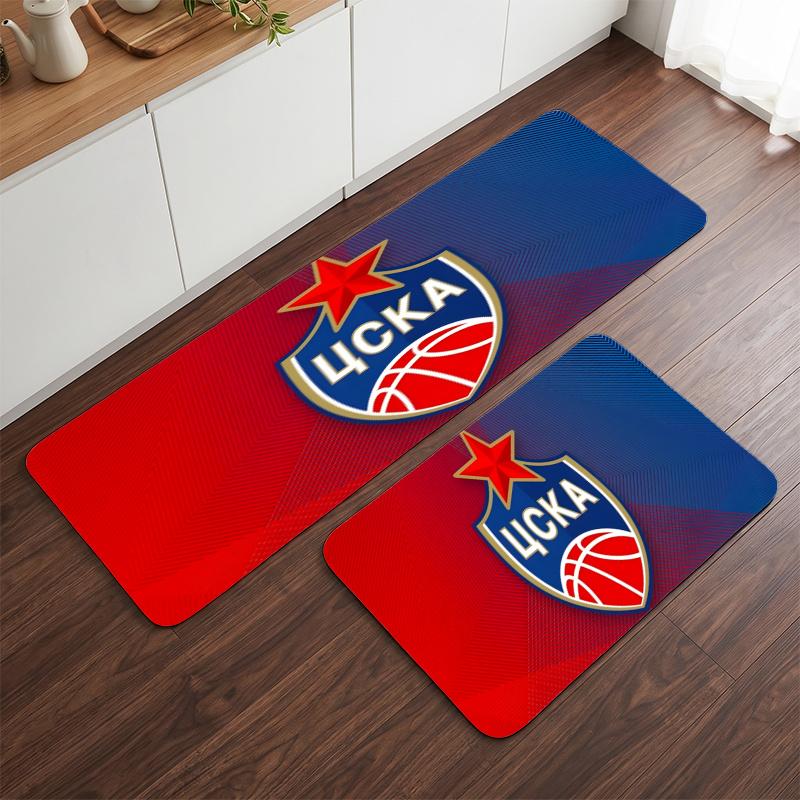 CSKA Moscow (108) Flannel Kitchen Mat Soft Anti-Slip Kitchen Floor Runner Rug Kitchen Rug for Home Kitchen Decor