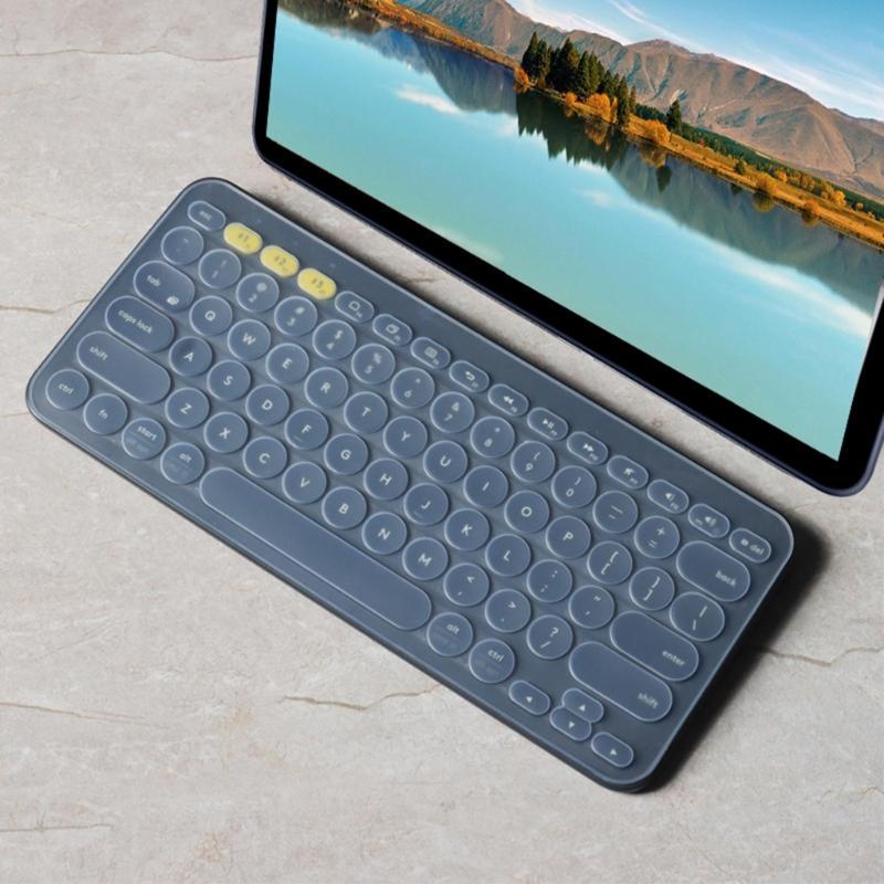 Flexible Silicone Keyboards Cover Slim Fit Design Waterproof Protections Easy Maintenance Protector Skin For K380