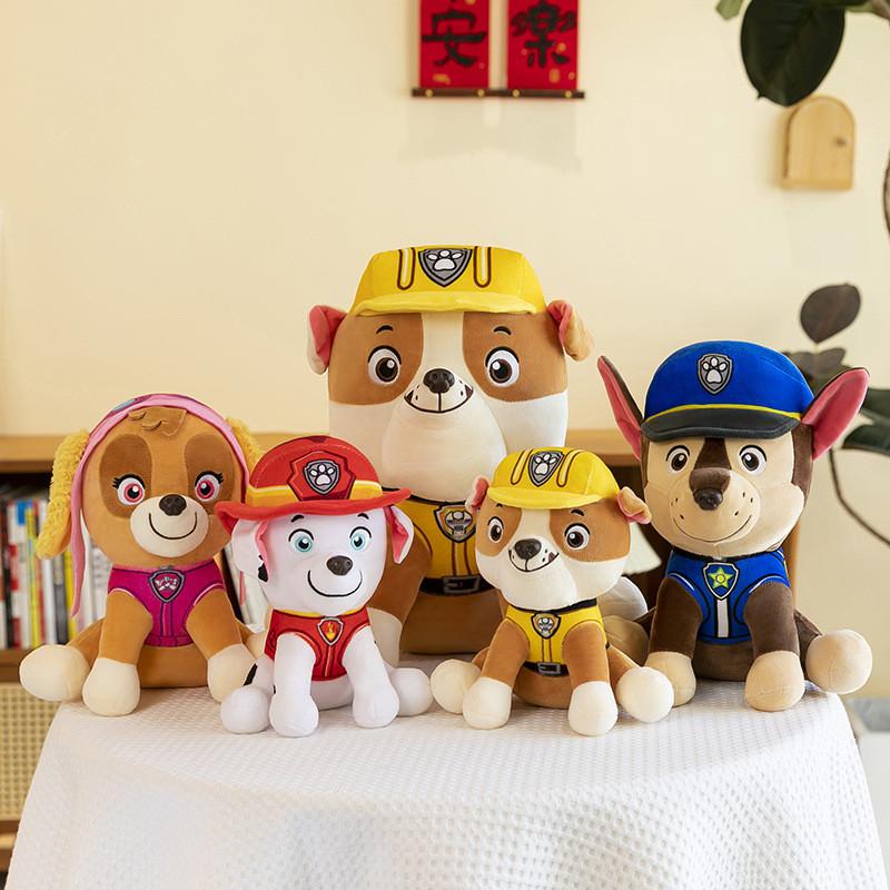 Paw Patrol Plush Toy Set With Cartoon Characters For Kids Gift Collection