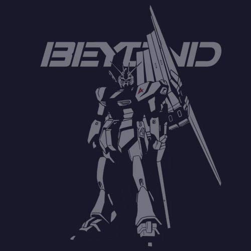 COSPA Mobile Suit Gundam Char's Counterattack Nu Gundam Beyond T-shirt Navy XL size