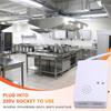 A29F-Gas Leak Combustible Propane Butane Methane Leak Warning Combustible Gas Alarm Sensor For Home Security EU Plug