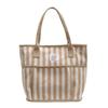 Canvas Bag Women's Large-capacity New Casual Striped Shopping Bag Commuter Tote Bag