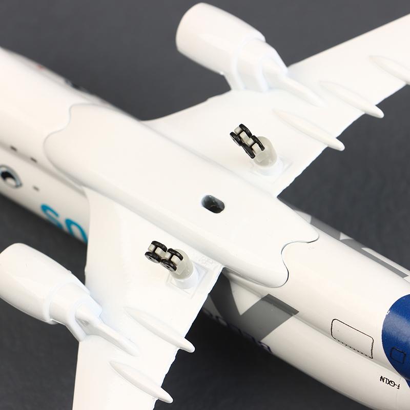 20cm Bílý velrybí transportní letoun A300-600 Beluga Airlines Model letadla Transportní Beluga Odlitek ze slitiny Model letadla Hračka