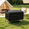 Portable Gas Cooker Cover, 600D PVC Dust Cover with 25 X 18 X 15 Size, Rectangular Storage Cover for Backyard Cart Use and Camp Carry