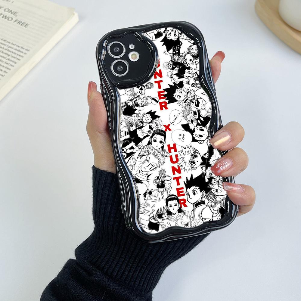 Ae82 Hunter X Hunter Anime Art Protective Phone Cases for Apple iPhone 16 15 14 13 Pro Max 11 12 mini XR 7 8 6s Plus XS Max SE Wave TPU Back Cover