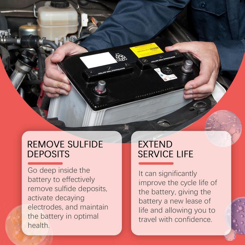 Car Battery Repair Fluid Battery Restore Liquid Effective 100ml Extends Battery Life Efficient Repair For Golf Cart Car Truck