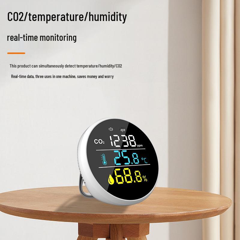 Home 3-in-1 CO2 Detector, Thermometer & Hygrometer with Infrared Probe (Expert Choice, 2025)