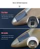 Remote-Control LED Solar Shark Fin Antenna for Car Decoration