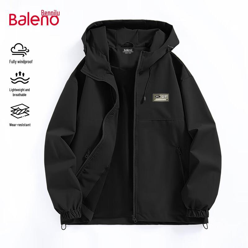 

Baleno Men s Autumn Mountain Style Loose-Fit Hooded Jacket 3XL