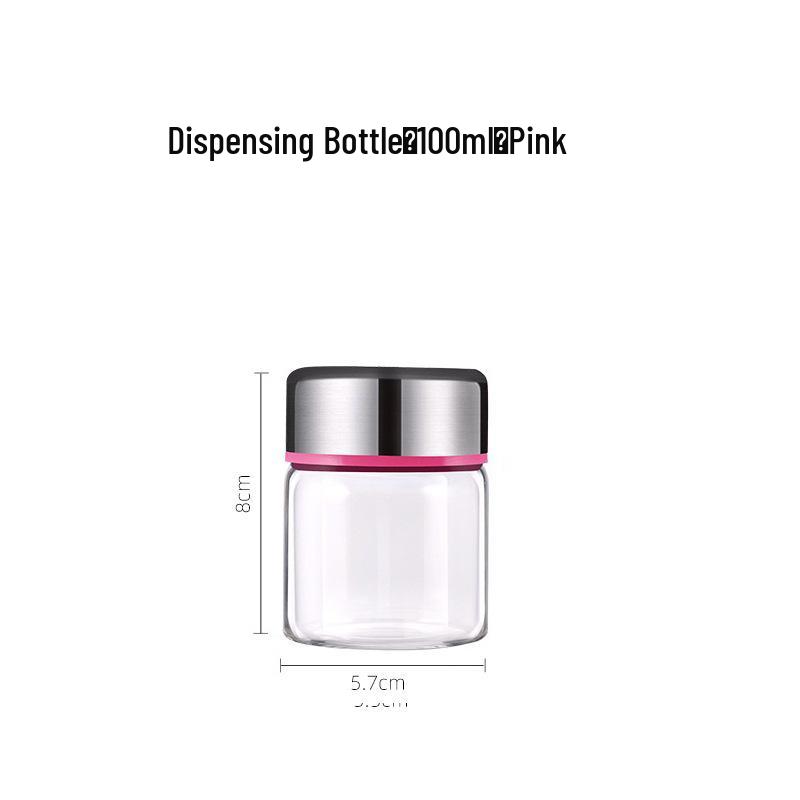 Żaroodporny szklany słoik z uszczelką i pokrywką ze stali nierdzewnej do gniazd ptasich spożywczych i leków