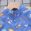 Sommerliches zweiteiliges Freizeit-Set für Jungen, Hemd und Shorts für Babys und Kleinkinder