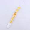 Cartoon Animal Soother Chain Baby Pacifier Holder Toddlers Pacifier Straps Teether Toy Pacifier Chain Baby Supply