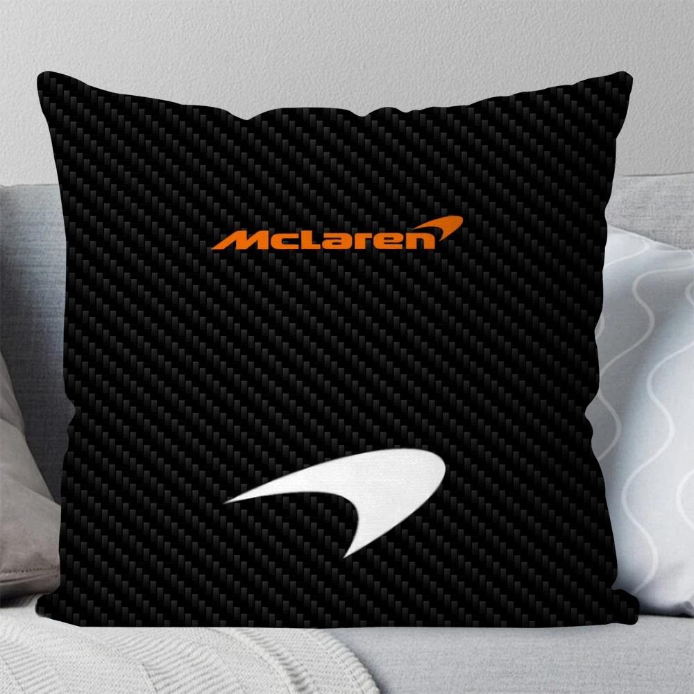 Fashion Brand Model M-Mclaren F1 Pillow Case Square Pillow Bedroom Sofa Leisure Comfort CushionLiving Room Home Decoration 40X40