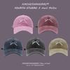 Bow Embroidery Baseball Cap Women's Spring Summer Sweet and Cute Soft Top Sunshade Cap Shows Small Face