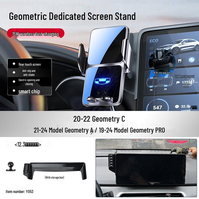 Geely Geometry Car Phone Holder for A, Apro, C, G6, M6, E Models - Screen Navigation Mount