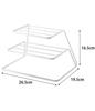 Yamazaki Dish Dish Storage 3 7509 Rack, Tower, Tiers, White,