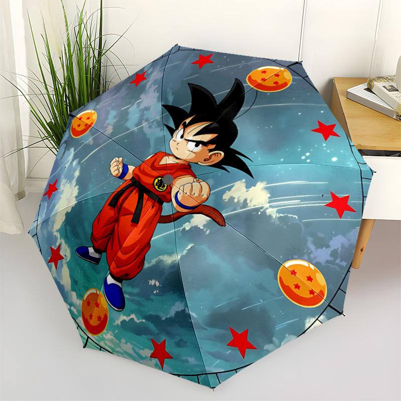 1pc Dragon Ball Automatic Open/close Folding Umbrella, Compact Portable Travel Umbrella, Perfect Gift, Durable Construction yy250813111
