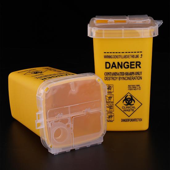 Sharps Waste Bin Multifunctional Storage Professional Safe Tattoo Supplies Sharps Disposal Container Salon Accessories