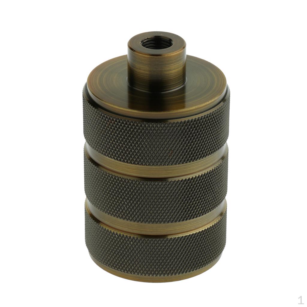 

E27 Base Round Lamp Socket Holder Adapter black+gold