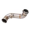 Motorcycle Middle Exhaust Pipe Stainless Steel Silver Rustproof Heat Resistant Replacement For Adventure 790 2019‑2022