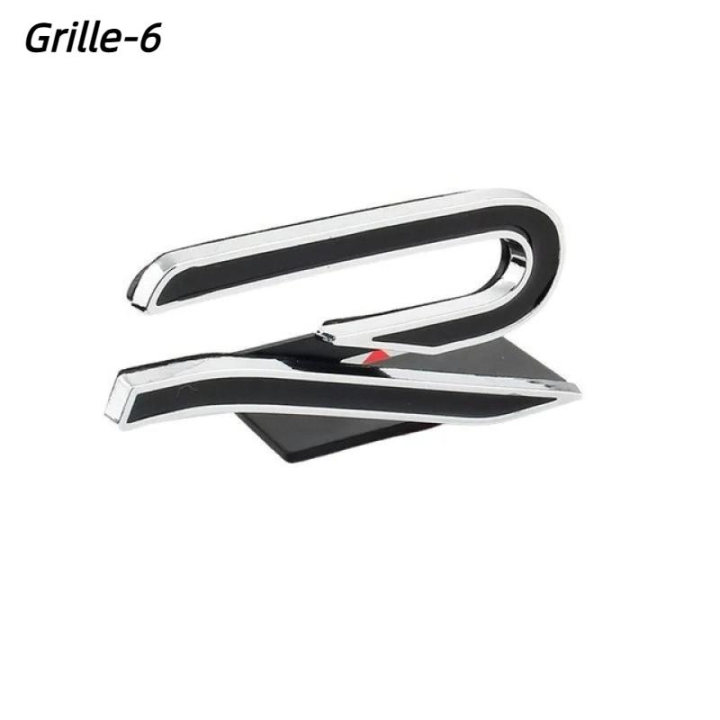 Metal R Line Emblem Badge Car Decals for R G-olf 8 Beetle P-assat Tiguan Jetta Trunk Sticker Fender Side Badge