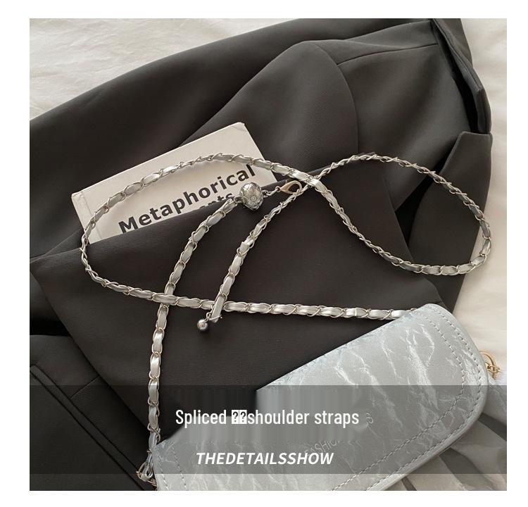 Niche Design Women's Summer 2025 Chain Crossbody Cloud Handbag