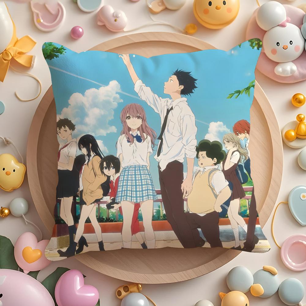 K-koe no K-KatachiS Cushion Cover Home & Car Multi-Scene Pillow Cover - Reversible, Soft & Durable for Daily Use