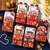 6Pcs 2027 Sheep Year Chinese New Year Creative Cartoon Red Envelopes Lucky Money Pockets Spring Festival
