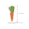 18Pcs Hamster Rabbit Small Animal Chewing Carrot Teeth Grinding Sticks Pet Cage Accessories Hamster Toys Rabbit Chew Carrots