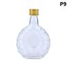 1 stk 50 ml hjemmeglass blyfri karaffel med deksel for brennevin Scotch liten vinflaske glass drikkeflaske bartilbehør