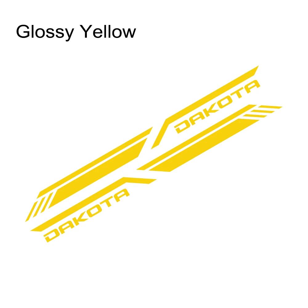 Pickup Bed Side Sticker For Dodge Dakota SLT SXT 5.9 R/T Sport Car Stripes Style Decor Decal Truck Vinyl Cover Auto Accessories