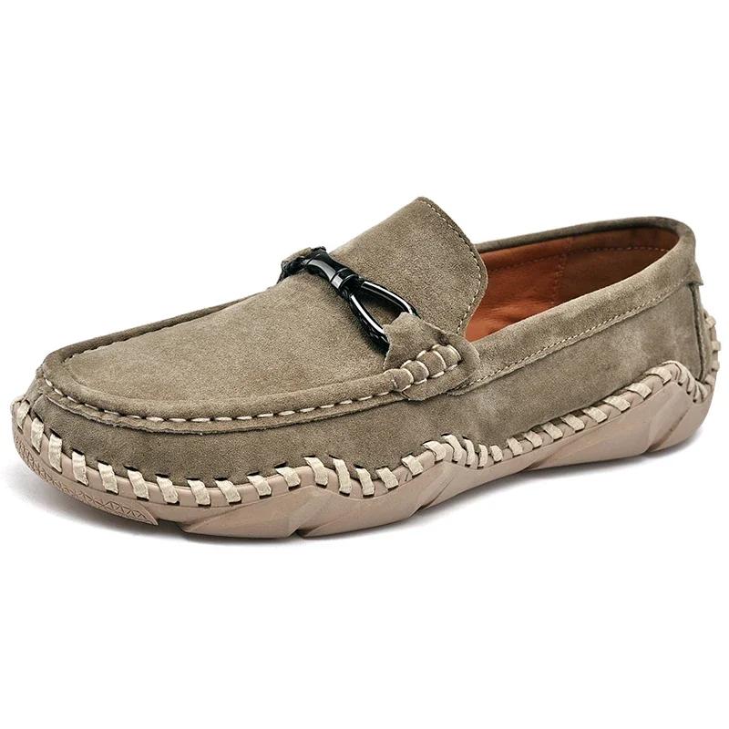 Loafers Shoes Men 2026 Spring Clasicc Comfy Man Flat Moccasin Fashion Men Slip-on Boat Shoes For Men Casual Shoes