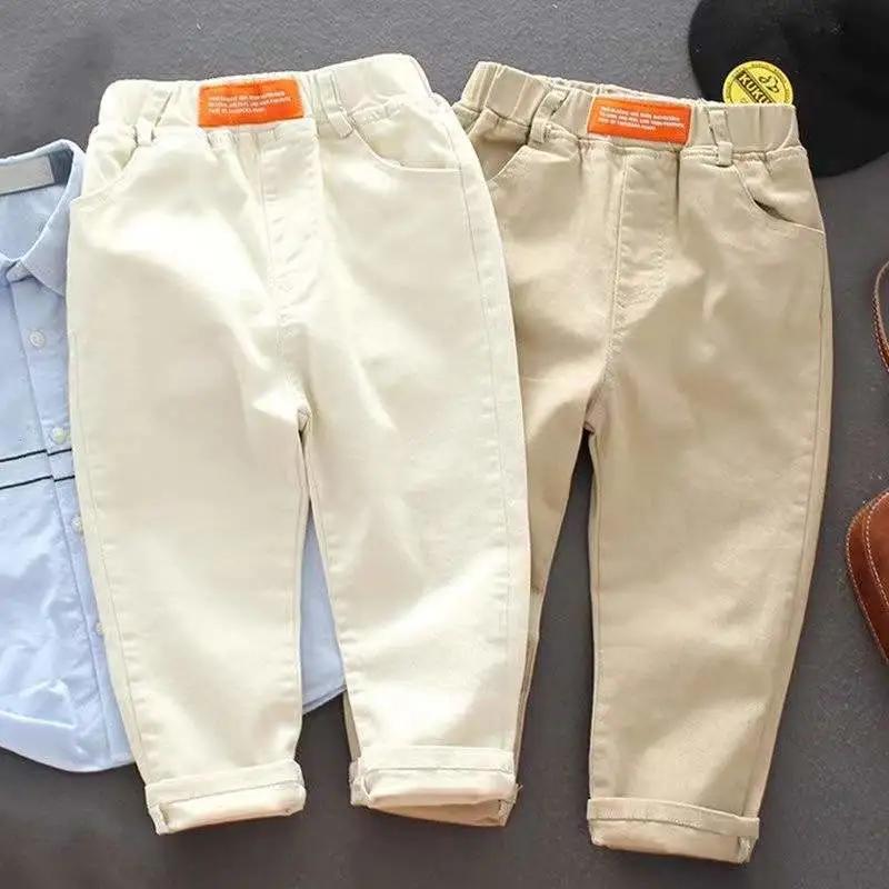 Boys' Casual Spring/Fall Pants: Lightweight Workwear-Style Long Pants