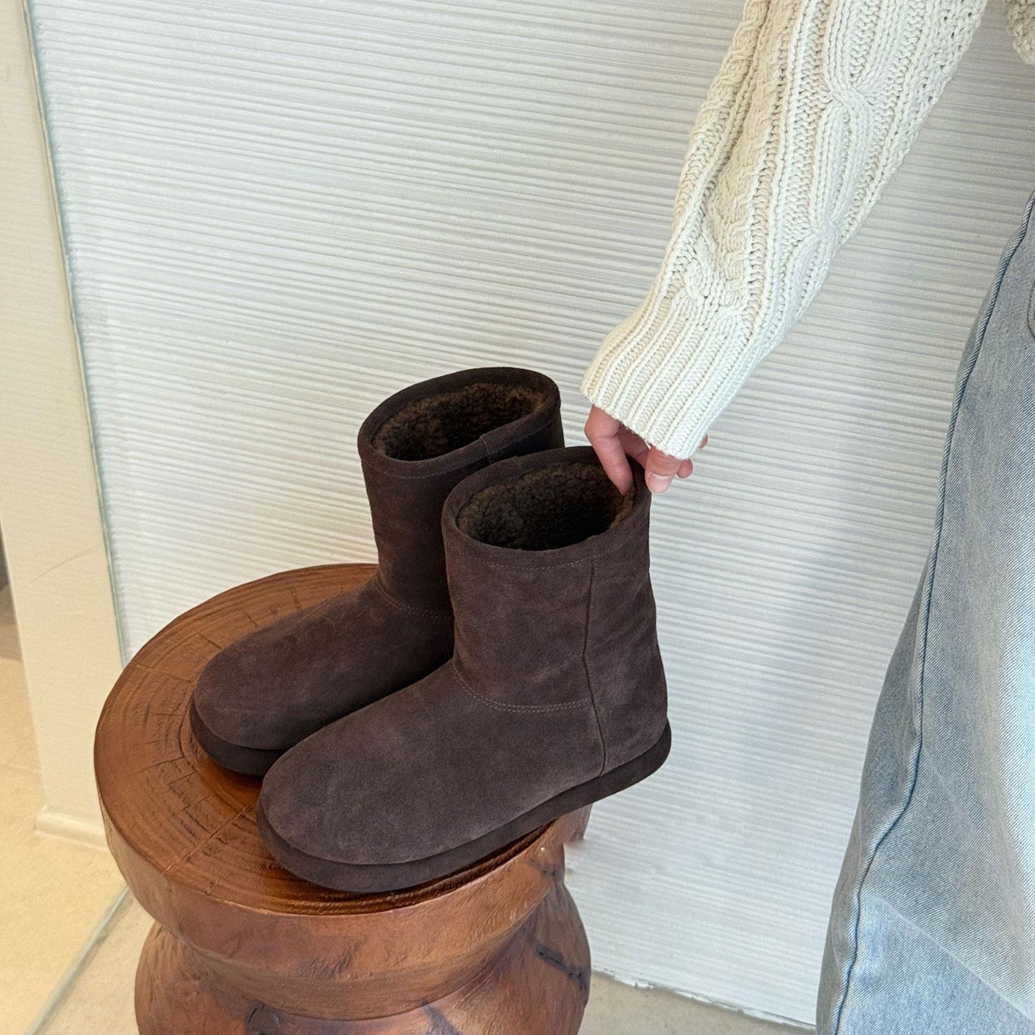 

Super good-looking fashion leopard print snow boots women s winter leather velvet warm 2025 new non-slip thick-soled women s boots 40