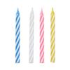 New Product 288 Pieces Colorful Threaded Small Candles Mixed Color Striped Party Decoration Boxed Candles Without Base