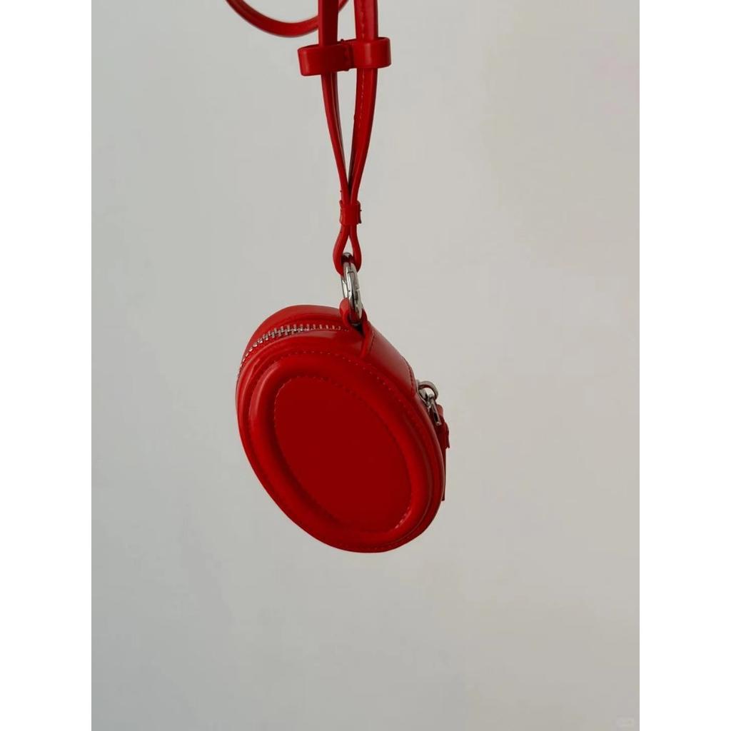 Okrągłe Pudełko, Torebka na Biżuterię, Torebka do Zawieszenia na Szyi, Torebka Crossbody, Torebka na Szminkę, Torebka na Klucze