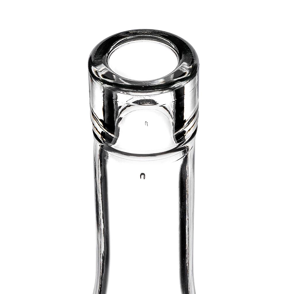 KADAX Glass Bottle for Liqueur 500ml with Synthetic Cork 5pcs.