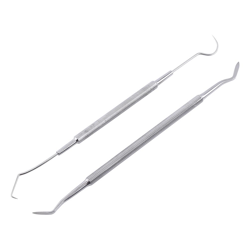 12pcs Stainless Steel Double Sided Wax Carving Tool Kit Set for Decoration Jewelry Dental Lab