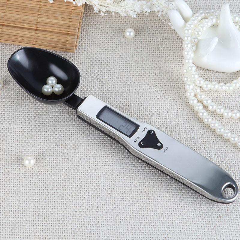 Digital Measuring Spoon Scale - 0.1g Precision Kitchen Food & Gram Weight Scale