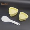4Pcs Rice Ball Mold Onigiri Mold Kit with Triangle Rice Molds Sushi Stamper Rice Spoon Easy Release Make Sushi Rice Balls Musubi Kitchen Helper