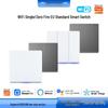 EU Standard Tuya Smart WiFi Wall Switch with Voice Timer Control, 1-4 Way.