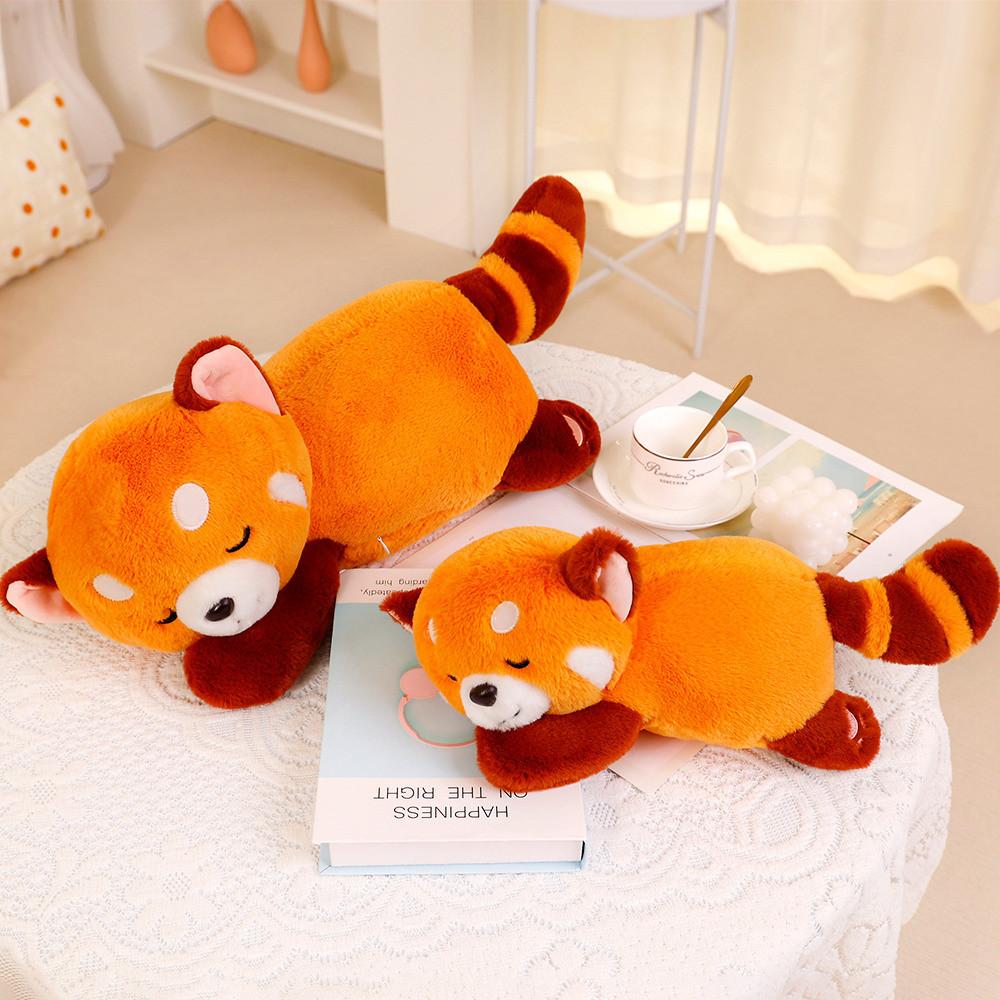 Plush Raccoon Toy Cartoon Stuffed Animal Doll Children Bedroom Decor Kids Gift
